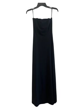 Vintage Lillie Rubin Black Strapless Formal Gown